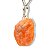 01 Pingente Nlux Pedrinha Bruto Calcita Laranja Prata 950 - Imagem 5