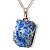 01 Pingente Nlux Pedrinha Lapis Lazuli Bruto Natural Pino Prata 950 - Imagem 7
