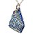 01 Pingente Nlux Pedrinha Lapis Lazuli Bruto Natural Pino Prata 950 - Imagem 5
