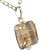 Colar Gema Rutilo Ouro Facetado Montagem Prata 950 - Imagem 3