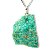 01 Pingente Nlux Pedrinha Amazonita Verde Natural Bruto Pino Prata 950 - Imagem 7