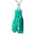01 Pingente Nlux Pedrinha Amazonita Verde Natural Bruto Pino Prata 950 - Imagem 5