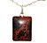 Colar Retângulo Obsidiana Mahogany Montagem Prata 950 - Imagem 1