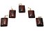 Colar Retângulo Obsidiana Mahogany Montagem Prata 950 - Imagem 2