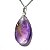 Colar Gota Pedra Ametrino Pino Prata 950 - Imagem 3