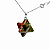 01 Pingente Nlux Merkabah Unakita Pedra Natural Prata 950 - Imagem 3