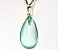 Colar Gota Obsidiana Verde Montagem Prata 950 - Imagem 2
