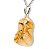 01 Pingente Nlux Pedrinha Cristal com Rutilo Montagem Prata 950 - Imagem 5