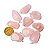 Colar Pedrinha Quartzo Rosa Verdadeira Montagem Prata 950 - Imagem 8