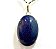 Colar Cabochão Pedra Estrela Prata 950 Garra - Imagem 1