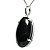 Colar Cabochão Obsidiana Negra Prata 950 Garra - Imagem 5
