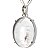 Colar Cabochão Quartzo Cristal Prata 950 Garra - Imagem 5