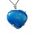 Colar Coração Quartzo Azul Natural Prata 950 Garra - Imagem 5
