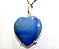 Colar Coração Quartzo Azul Natural Prata 950 Garra - Imagem 2