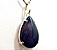 01 Pingente Nlux Gota Lisa Pedra Estrela Prata 950 Garra - Imagem 5