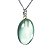 Colar Cabochão Pedra Obsidiana Verde Castoação Prata 950 - Imagem 5
