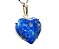 Colar Coração Pedra Lapis Lazuli Montagem Garra Prata 950 - Imagem 2