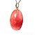 Colar Cabochão Quartzo Cereja Castoação Pino Prata 950 - Imagem 5