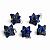 01 Pingente Nlux Merkabah Lapis Lazuli Natural Prata 950 - Imagem 5