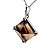 Colar Pirâmide Pedra Quartzo Fumê Natural Garra Prata 950 - Imagem 3