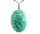 Colar Cabochão Amazonita Natural Castoação Prata 950 - Imagem 1
