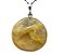 Colar Cabochão Disco Hematoide Castoação Pino Prata 950 - Imagem 1