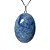Colar Cabochão Quartzo Azul Castoação Pino Prata 950 - Imagem 5