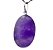 Colar Cabochão Ametista Castoação Pino Prata 950 - Imagem 1