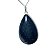 01 Pingente Nlux Gota Pedra Estrela Azul Prata 950 Pino e Perinha - Imagem 3