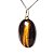 Colar Olho de Tigre Cabochão Montagem Prata 950 - Imagem 7