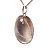Colar Cabochão Pedra Quartzo Fumê Castoação Pino Prata 950 - Imagem 6
