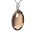 Colar Cabochão Pedra Quartzo Fumê Castoação Pino Prata 950 - Imagem 3