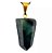 Colar Pontinha Pedra Esmeralda Natural Montagem Pino Dourado - Imagem 3