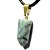 Colar Pontinha Pedra Esmeralda Natural Montagem Pino Dourado - Imagem 2