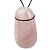Colar Quartzo Rolado Rosa Difusor Aromaterapia Ranhurado - Imagem 1