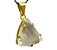 Colar Cristal Trillion Natural Facetado Garra Dourado - Imagem 1
