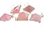 Colar Pirâmide Pedra Quartzo Rosa na Garra em Prata 950 - Imagem 2