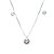 Conjunto Ponto de Luz Zircônia Cristal Prata 925 - Imagem 1