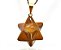 Colar Merkabah Pedra Jaspe Amarelo com Presilha Dourado - Imagem 1