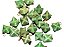 Colar Merkaba Pedra Amazonita Verde Presilha Dourado - Imagem 2