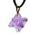 Colar Merkabah Ametista Pedra Natural Pino Dourado - Imagem 5