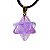 Colar Merkabah Ametista Pedra Natural Pino Dourado - Imagem 7