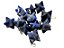 Colar Merkaba Pedra Sodalita Azul Presilha Prateado - Imagem 3