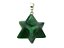 Colar Merkaba Pedra Quartzo Verde Pino e Presilha Prateado - Imagem 1