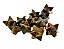 Colar Merkaba Pedra Olho de Tigre Pino Prateado - Imagem 2