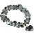 Pulseira Coração Quartzo Cristal Pedra Rolado Silicone - Imagem 2