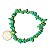 Pulseira Cascalho Pedra Crisoprasio Fio Fibra Silicone - Imagem 4