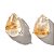 Brinco Topinho Pedra Rutilo no Quartzo Gota Lisa Prata 950 - Imagem 1