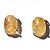 Brinco Topinho Pedra Rutilo no Quartzo Oval Liso Prata 950 - Imagem 1