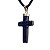 Colar Crucifixo Pedra Estrela Montagem Envolto Dourado - Imagem 5